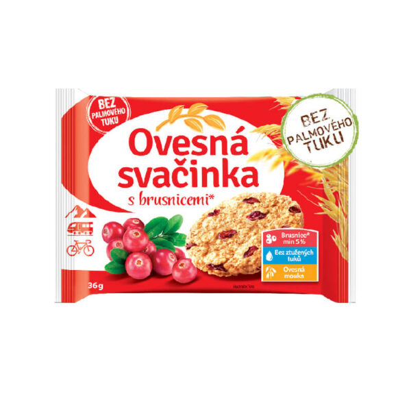 Ovesna svačinka s brusnicemi