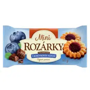 Mini Rozárky s borůvkovou náplní polomáčené - 55g