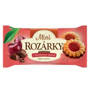 Mini Rozárky s třešňovou náplní polomáčené - 55g